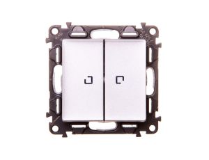 VALENA LIFE Łącznik schodowy z podświetleniem aluminium 752309