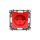VALENA LIFE Gniazdo pojedyncze z/u 2P+Z czerwone 753189