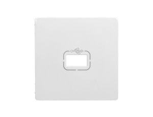 VALENA LIFE Plakietka gniazda USB biały 754750