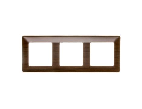 VALENA LIFE Ramka potrójna wenge 754173
