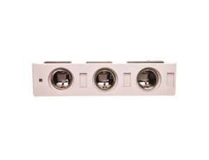 Gniazdo bezpiecznikowe na most szynowy 60mm 3P 25A DII DII-SO/25/3-R 107965