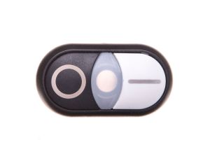Napęd przycisku podwójny /I/O/ z podświetleniem z samopowrotem M22S-DDL-WS-X1/X0 216707 /5szt./