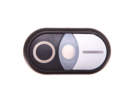 Napęd przycisku podwójny /I/O/ z podświetleniem z samopowrotem M22S-DDL-WS-X1/X0 216707