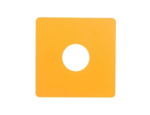 Tabliczka opisowa żółta kwadratowa 50x50mm bez nadruku SQ-GE 063263