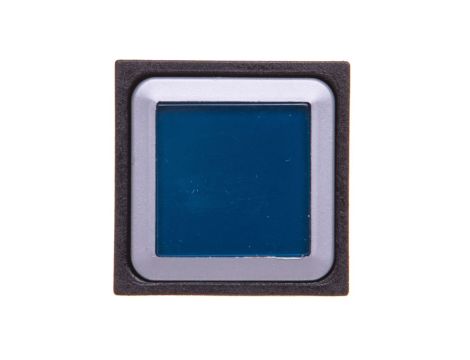 Naped przycisku 25x25mm niebieski bez samopowrotu z podświetleniem Q25LTR-BL/WB 086330