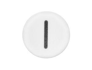 Wkładka przycisku 22mm płaska biała z symbolem START IM22-XD-W-X1 218167 /10szt./