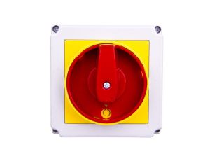 Łącznik krzywkowy 0-1 3P 63A w obudowie /+blokada/ 4G63-10-PK S6