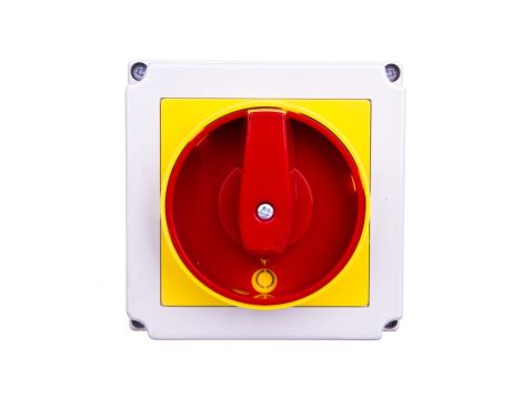 Łącznik krzywkowy 0-1 3P 63A w obudowie /+blokada/ 4G63-10-PK S6