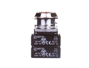 Przycisk sterowniczy 30mm czerwony z samopowrotem 3Z W0-NEF30-K 3X C