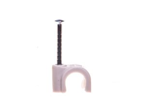 Uchwyt do kabli ISO 8mm z gwoździem 2x25mm 2008 25 LGR 2227614 /100szt./