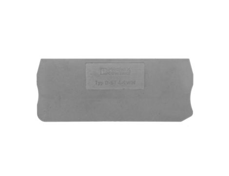 Pokrywa zamykająca 2,2x71x29mm szara D-ST 4-TWIN 3030491 /50szt./