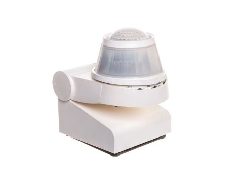 Czujnik ruchu EE870 220/360 stopni IP55 biały