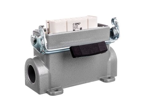 Zestaw kompletny 16+PE stykowy żeński /obudowa cokołowa + wkład/ EPIC KIT H-A 16 BS SGR-LB M20 75009633