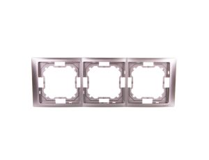 Simon Basic Neos Ramka potrójna stal inox BMRC3/21
