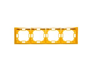 Simon Basic Neos Ramka poczwórna słoneczny BMRC4/034