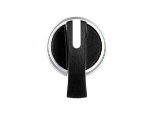 Głowica oper. z kołnierzem O 29mm, plastik. z metali. wyk., czarna rączka KBA1H