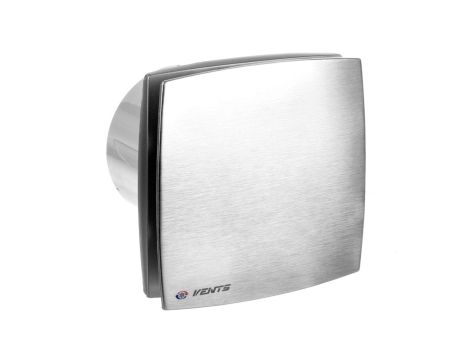 Wentylator łazienkowy fi 125 230V 16W 167m3/h 34dB standard szczotkowane aluminium 125LDAMET