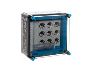 Skrzynka Mi z podst. bezpiecz., IP 65, wlk.2, z drzwiczkami, 3x63A, E33, szyny zb.250A Mi 3260 2000624