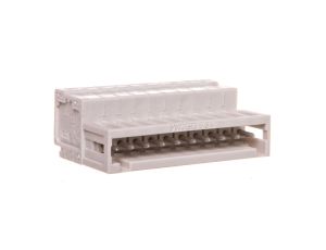 Gniazdo MCS-MINI Classic pinowe 10-torowe raster 3,5mm jasnoszare 734-310 /50szt./