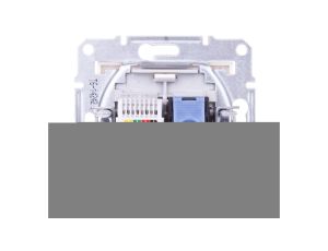 Sedna Gniazdo komputerowe podwójne RJ45+RJ11 kat. 6 UTP kremowe SDN5200123
