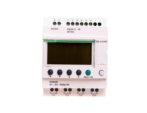 Przekaźnik programowalny 24V DC 6we 4wy Zelio Logic SR2A101BD