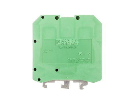 Złączka szynowa 2-przewodowa50mm2 żółto-zielona EX USLKG 50 0443049