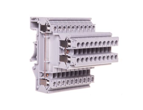 Złączka przelotowa 2-poziomowa 2,5mm2 szara UKKB 3 2771010