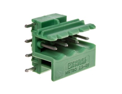 Gniazdo pinowe 4P 320V 12A zielone MSTBO 2,5/ 4-G1L 1861060 /200szt./