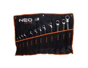 Klucze oczkowe odgięte 6-32mm /zestaw 12 szt./ 09-952