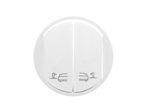 CELIANE Klawisz podwójny /światło/ biały 068191