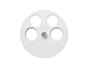 Berker R.1/R.3 Element centralny do gniazda antenowego 4-wyjściowego biały 14842089