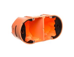 Berker TS Puszka podtynkowa podwójna do sensorów dotykowych 68x136x76mm pomarańczowa 1870