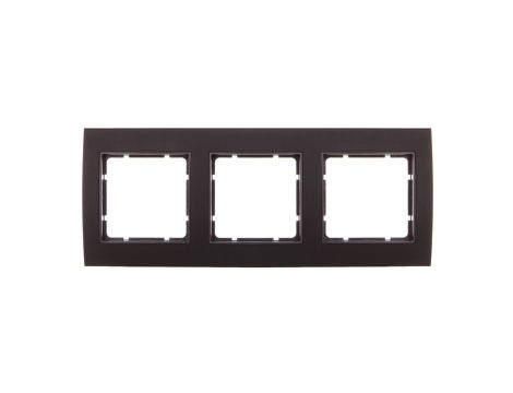 Berker B.3 Ramka potrójna aluminium czarny/antracyt 10133005