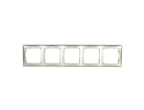 VALENA Ramka pięciokrotna aluminium kubizm 770345