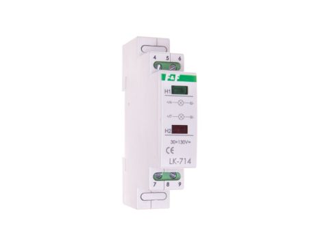 Lampka modułowa 1-fazowa dwustanowa 30-130V AC/DC LK-714-30-130V