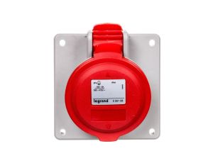 Gniazdo tablicowe 16A 4P 400V czerwone IP44 P17 TEMPRA PRO 555188