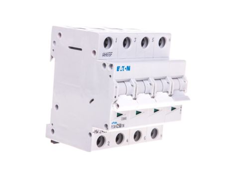 Wyłącznik nadprądowy 3P+N C 50A 10kA AC PLSM-C50/3N-MW 242548