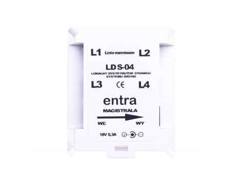 Lokalny dystrybutor sygnału /komutator/do serii DX5100 biały LDS-04 ENT10000289