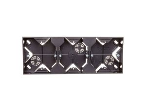 IMPRESJA Puszka natynkowa potrójna antracyt PNP-3Y/50