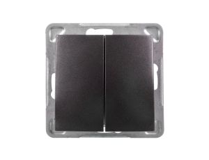 IMPRESJA Łącznik schodowy + pojedynczy antracyt ŁP-9Y/m/50