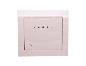 KIER Łącznik schodowy z podświetleniem beżowy ŁP-3WS/01