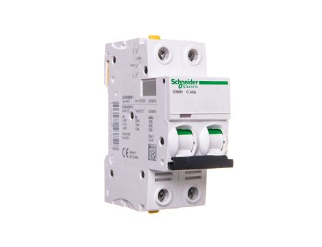 Wyłącznik nadprądowy 2P C 40A 10kA AC iC60H-C40-2 A9F07240