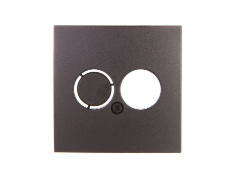 Berker B1/B5/B7 GLAS Plakietka do gniazda głośnikowego z płytką nośną do przyłaczy miniaturowych antracytowa 11961606