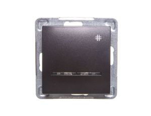 IMPRESJA Łącznik krzyżowy z podświetleniem antracyt ŁP-4YS/m/50