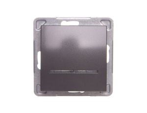 IMPRESJA Łącznik kontrolny z podświetleniem antracyt ŁP-12YS/m/50