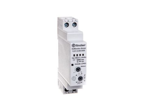Elektroniczny przekaźnik impulsowy 230V AC ze ściemniaczem 500W 17,5 mm kompatybilny ze świetlówkami 15.81.8.230.0500