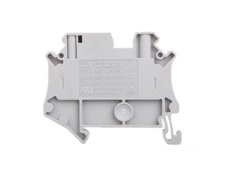Złączka szynowa 2-przewodowa rozłączna 0,14-6mm2 szara UT 4-TG-P/P 3046168 /50szt./