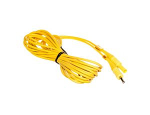 Przewód pomiarowy 5m żółty /wtyki bananowe/ WAPRZ005YECC