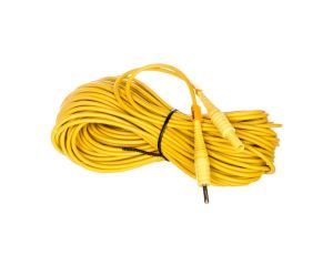 Przewód pomiarowy 20m żółty /wtyki bananowe/ WAPRZ020YECC