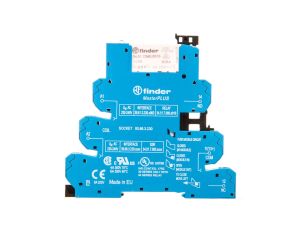 Przekaźnikowy moduł sprzęgający 6,2mm MasterPLUS 1P 6A 220-240V AC styki AgNi zaciski sprężynowe 39.61.3.230.0060